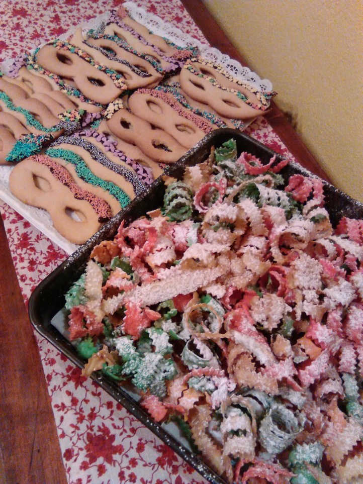 mascherine e stelle filanti