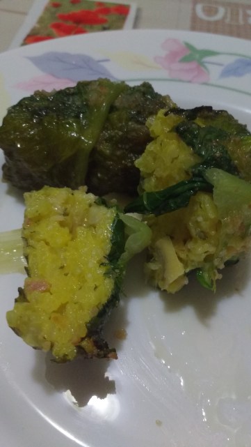 porzione dei involtini di lattuga