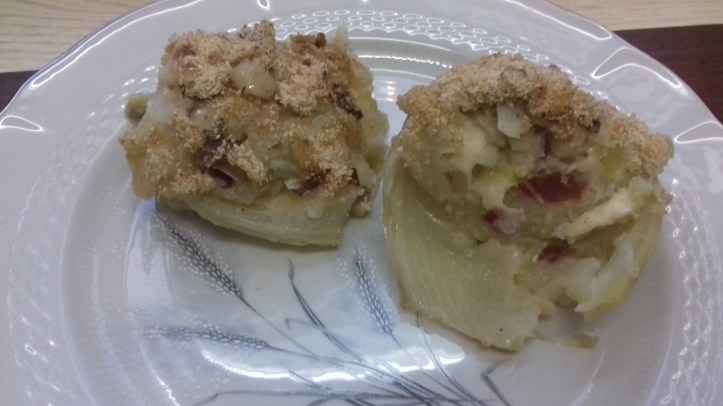finocchi ripieni gratinati